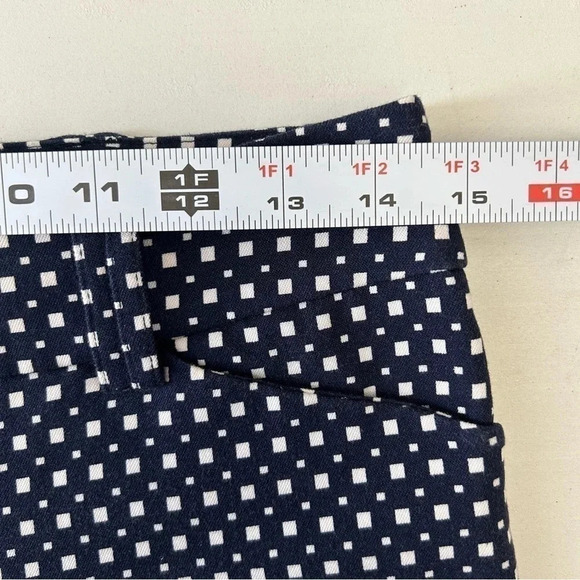 Ricki’s Slim Ankle Cropped Pants  Slant Pocket Blue White Size 2 - Picture 11 of 16